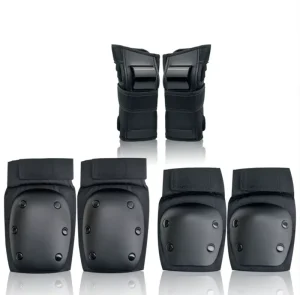 Adult and Children Roller Skating Protective Gear Thickened Knee Elbow Wrist Pads Factory Support Logo