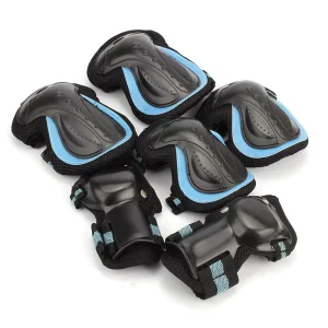 Adults & Kids Protective Gear for Roller Skating Skateboarding Balance Bike Riding Full Set with EVA Knee Pads Protective Suit