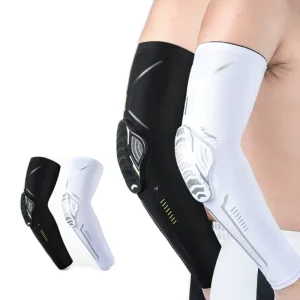 Adults’ Sports Football Volleyball Protective Gear Breathable Honeycomb Crashproof Arm Custom Polyester Spandex Cotton Knee