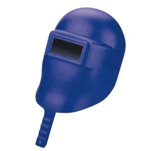 Air Welding Helmet with Handle PP Material Black Blue Head Protector