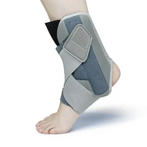 Aluminum Plate Ankle Brace Prevents Sprains Injury Fixation Strap Removable Adjustable Ankle Joint Support Men’s Women’s Sports