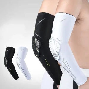 American Football & Basketball Arm Sleeves Honeycomb Padded Elbow Protector for Enhanced Protection