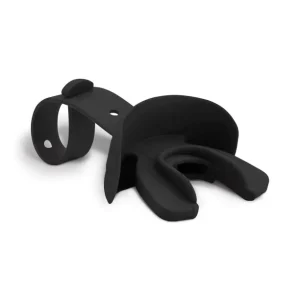 American Football Mouth Guard with Air Lip Protection for Full Mouth Safety Compatible with Braces and Mouthpiece Strap