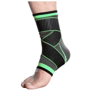 Ankle Bandage Sleeve for Plantar Fascitis Achilles Tendon Minor Sprains Breathable Compression Nylon Ankle Support Brace