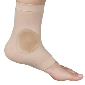 Ankle Bone Protective Socks Malleolar Support Sleeves Equipped with Gel Padding for Boots Skates Splints and Braces 1 Pair