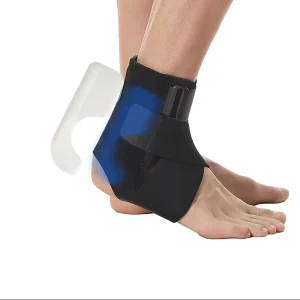 Ankle Brace Adjustable Breathable Compression Ankle Brace with Side Stabilizing Pads