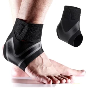 Ankle Brace Adjustable Compression Support Elastic Ankle Guard Pain Relief Strap Basketball Brace Support
