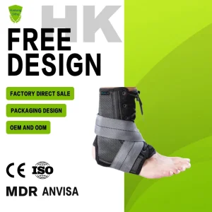 Ankle Brace Bandage Straps Sports Safety Adjustable Ankle Support Protector Lace Up Ankle Brace