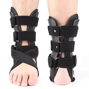Ankle Brace Foot Drop for Strap Secure Support Splint Brace Foot Valgus Foot Brace SBR Material Adult Rehabilitation