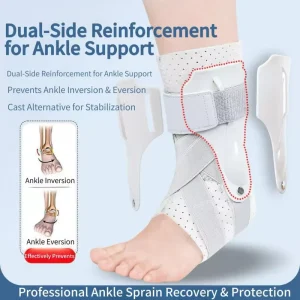 Ankle Brace for Sprain Protection Rehabilitation Unisex Adjustable Support Wrap