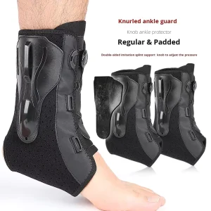 Ankle Brace for Women & Men Adjustable Metal Support for Sprains Achilles & Plantar Fasciitis Ankle Stabilizer