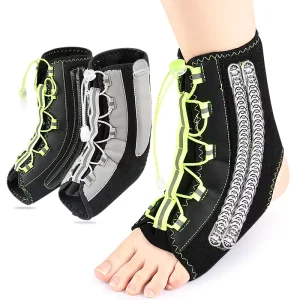 Ankle Brace for Women and Men Adjustable Metal Support for Sprains Achilles and Plantar Fasciitis Ankles Support