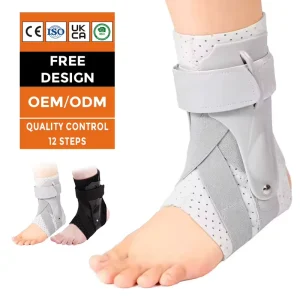 Ankle Brace with Breathable Flexible Support for Plantar Fasciitis Injury Recovery