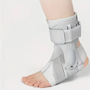 Ankle Brace with Side Stabilizers Adjustable Ankle Support for Sprains Injury Recovery Ankle Guard for Basketball Volleyball