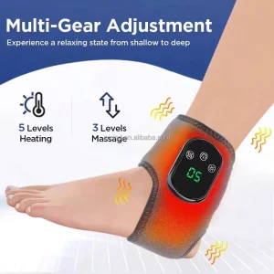 Ankle Massager For Pain Relief And Circulation Heated Ankle Brace Wrap