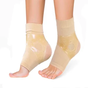 Ankle Protection Gel Support Brace Sleeve Cross Elastic Silicone Sports Wrist Guard Ankle Gel Sleeves Padded HA05039