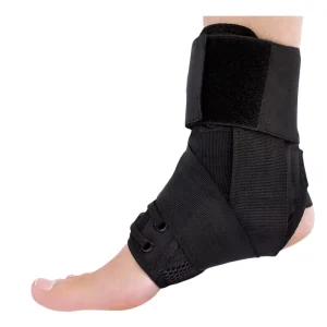 Ankle Stabilizer Lace up Ankle Brace for Sprained Ankle and Peroneal Tendonitis Orthopedic Ankle Support Sports Injury Recovery