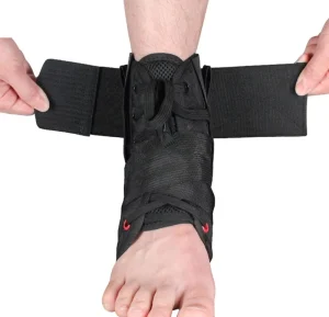 Ankle Stabilizer Support Foot Guard Compression Straps Brace Ankle Wear Lace up Ankle Brace