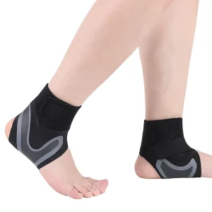Ankle Support Brace Adjustable Stabilizing Ankle Brace Support With Breathable Shock Absorption for Injury Recovery