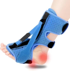Ankle Support Drop Foot Brace Adjustable Plantar Brace for Sleeping Foot Stretcher Achilles Stretcher