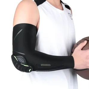 Anti Collision Shock Absorbing Basketball Elbow Support Sleeve Breathable Compression Sports Elbow Protector Pad