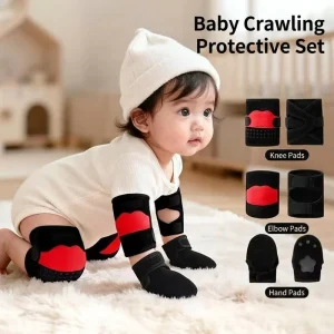 Anti Slip Baby Safety Knee Pads And Elbow Guards Soft Breathable Toddler Knee Protector For Anti Fall Anti Collision Protection