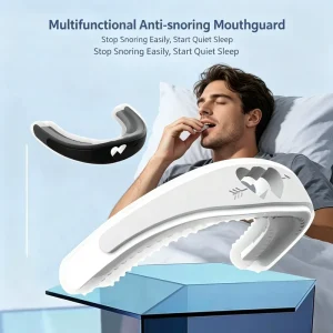 Anti Snore & Teeth Grinding Mouth Guard Reusable Silent Sleep Aid Anti Snoring Device Night Sleep Noise Reduction Dental Guard
