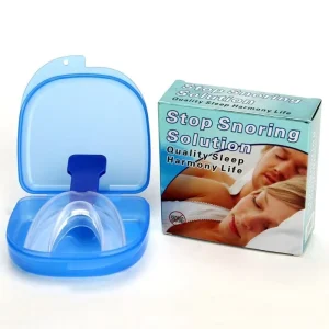 Anti Snoring Teeth Grinding Mouth Guard for Clenching Teeth During Sleep, PVC Material, Customizable Color & Logo