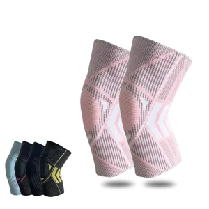 Anti slip Women’s Sports Knee Protector and Running Meniscus Joint Protection Nylon Elastic Knee Support