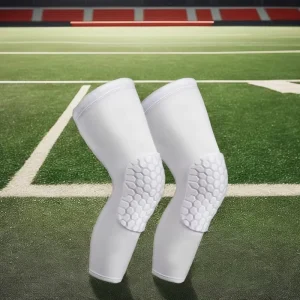 Antislip Knee Support Brace Pads Breathable Honeycomb Foam Compression for Basketball Football for Spring Made Durable Polyester