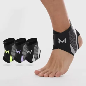 Aofit Anti Slip Ankle Brace Compression Support With Adjustable Strap For Sports Fitness Ankle Stabilizer