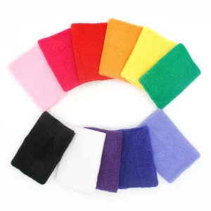 Aolikes Custom Logo Breathable Elastic Towel Sports Wrist Guard Strength Training Sweatband Wrist Brace 11CM