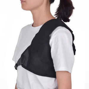 Archery Chest Guard Adjustable Belt and Buckles Shooting Bow Chest Protective Nylon Mesh Chest Protector