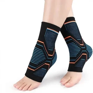 Arthritis Foot Sleeve Ankle Support Brace High Elastic Pain Relief Plantar Fasciitis Stabilizer Sprain Recovery Compression Wrap