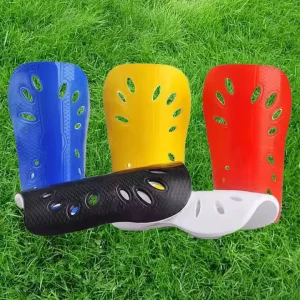 Athletic Soccer Football Shin Guards Resin Material Calf Protection Football Game Custom Logo