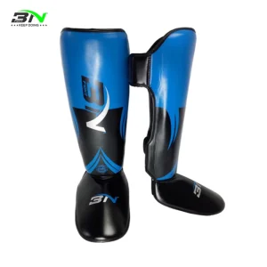BN Shin Pads Leg High Quality Muay Thai Kick Shield Coaching Training Punching Boxing Shin Guards MMA