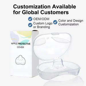 BPA Free Breast Milk Feeding Protector Silicone Nipple Shield for Baby Breastfeeding