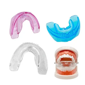 BPA-Free Dental Aligners with Soft Edge Design Manual Power Source Mouth Guard for First Phase Orthodontic Treatment