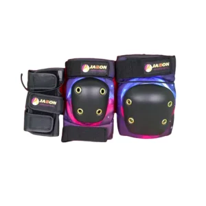 BSCI CE Custom 3 in 1 Skating Knee Elbow Wrist Protection Guards Kneed Pad Skating Bicycle