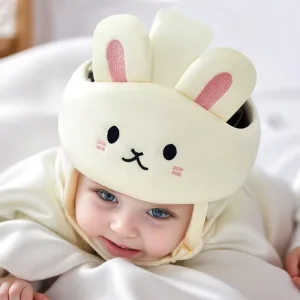 Baby Collision Avoidance Cartoon Safety Protective Hat Walking Learning Infant Head Protector Breathable Adjustable Helmet
