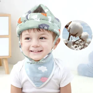 Baby Safety Products Cotton Infant Helmets Baby Head Protector Helmet Toddlers Adjustable Protective Cap Helmet