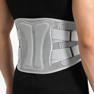 Back Brace Lower Back Pain Relief Lumbar Waist Trainer Support Belt for Women&Men with Lumbar Pad Soft Breathable 3D Knit Fabric