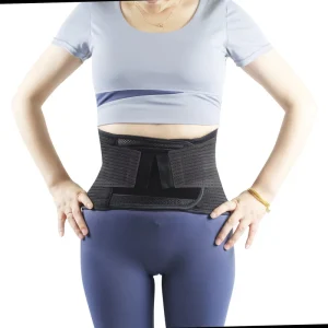 Back Brace Support Belt Lumbar Support for Back Pain Herniated Disc Adjustable Support Strap Lower with Lumbar Pad for Men Women