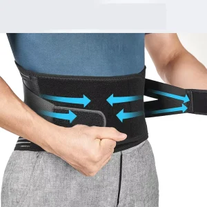 Back Posture Corrector Breathable Lumbar Brace Corset Shoulder Lower Back Belt Brace Waist Back Belt Support for Pain