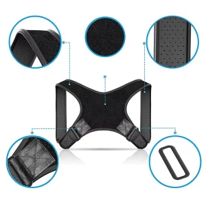 Back Posture Corrector Neoprene Back Support Brace Shoulder And Back Support For Adult