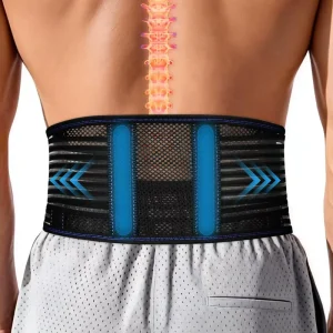 Back Support Belt Custom Breathable Adjustable Elastic Compression Mesh Waist Support Belt for Lifting Sports Activities