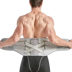 Back Support Belt Lower Back Pain Relief with 6 Stays Lumbar Support Belt Dual Adjustable Straps Sciatica Herniated Disc