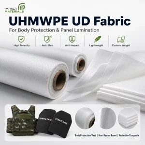 Ballistic UHMWPE UD Fabric Anti Cutting PE UD Layer for Protective Composite Panel Vehicle Body Panel