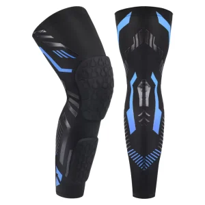 Basketball Anti Slip Honeycomb Sports Knee Protector Nylon & EVA Leg Knee Compression Pads Sleeve
