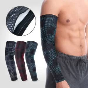 Basketball Elbow Pads Extended-Length Thin Breathable Sun-Protective Polyester Fiber